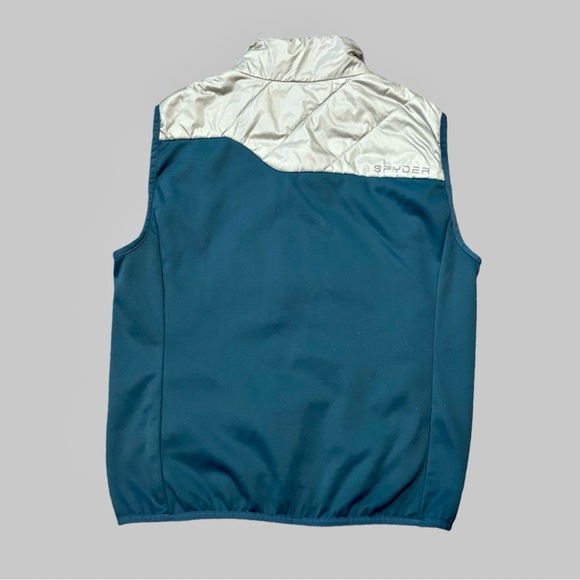 Spyder Silver and Blue Vest - Picture 2 of 13